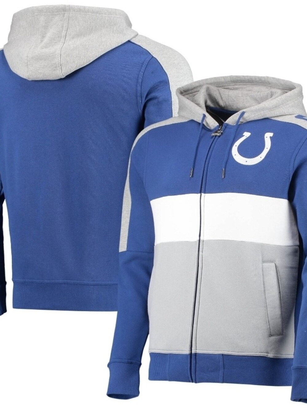 Starter indianapolis colts Pullover hoodie blue/white/gray